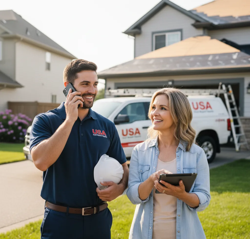 USA Roof Repair Experts customer support in Flowery Branch
